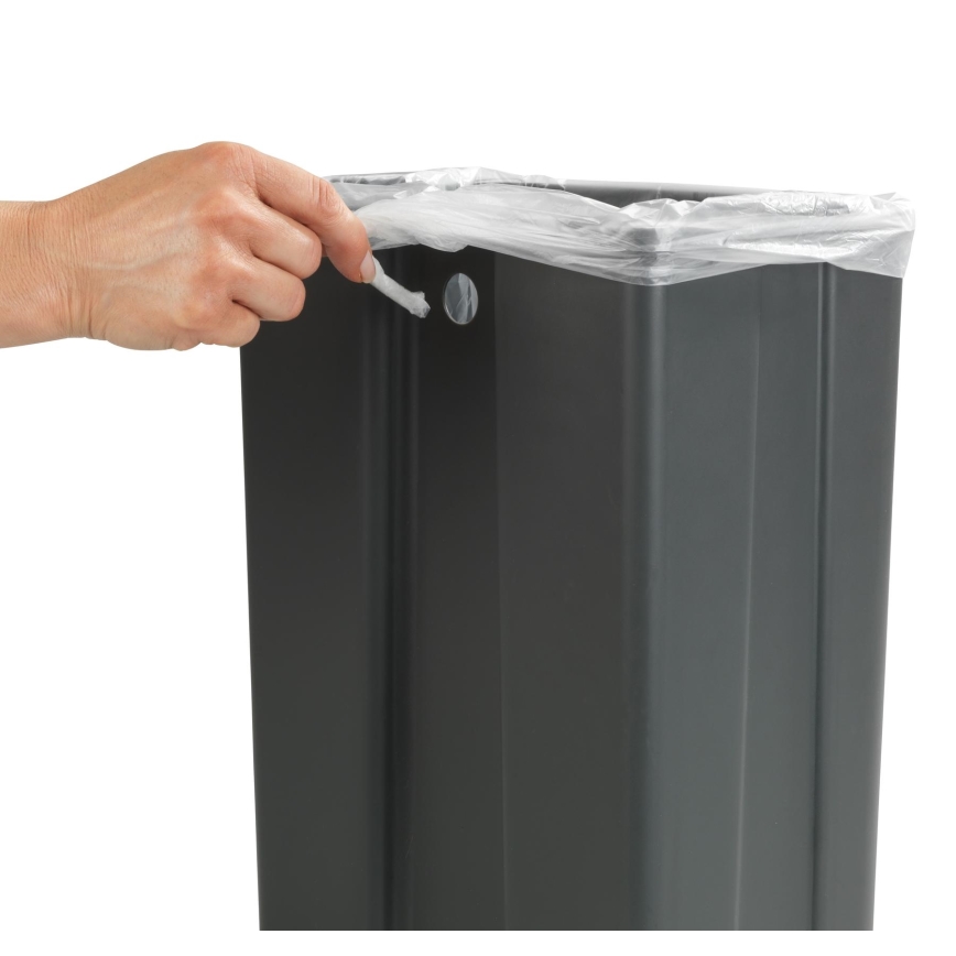 WENKO 54903100 - Mand voor deurmontage 26x36,5 cm grijs/zilver