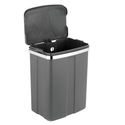 WENKO 54903100 - Mand voor deurmontage 26x36,5 cm grijs/zilver