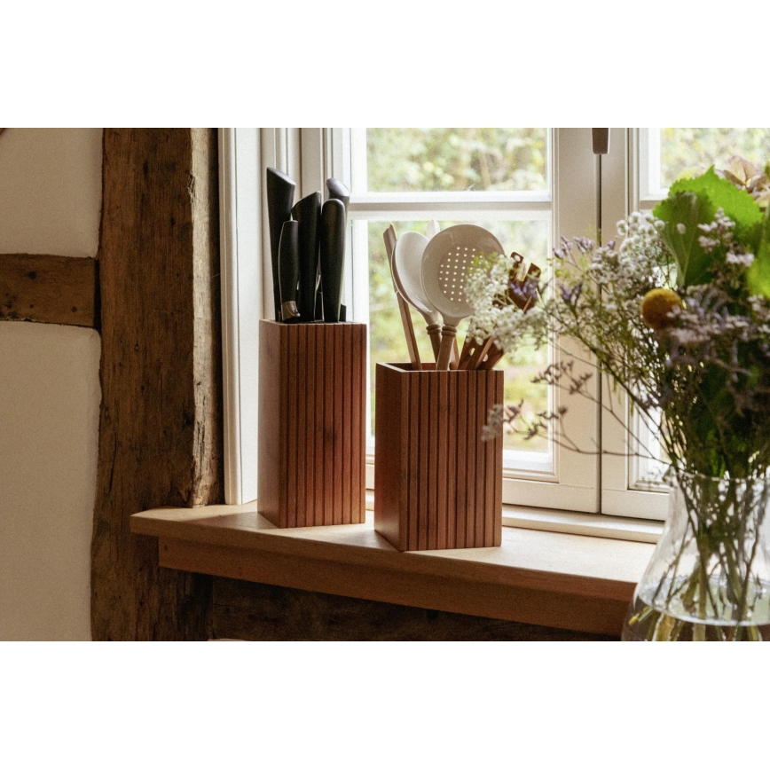 WENKO 54941100 - 3-delige set keukengerei 11x18 cm bruin