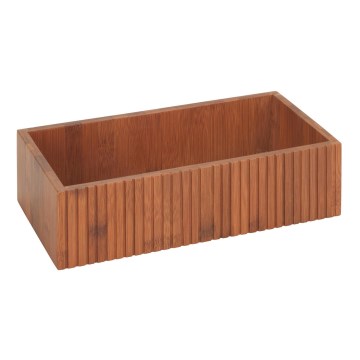WENKO 54943100 - MERA opbergbox 30 x 15 cm, bruin