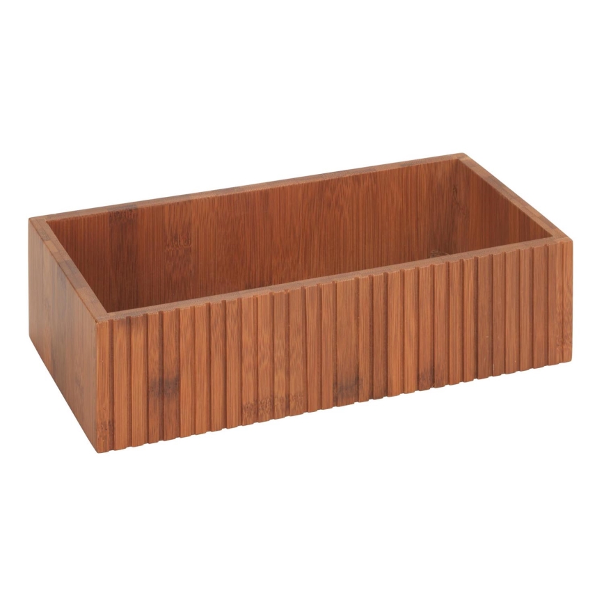 WENKO 54943100 - MERA opbergbox 30 x 15 cm, bruin