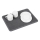 WENKO 54955100 - Afdruipmat DAMON 40x30 cm diatomiet/grijs