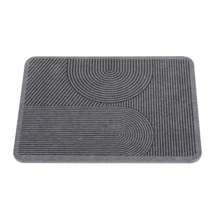 WENKO 54955100 - Afdruipmat DAMON 40x30 cm diatomiet/grijs