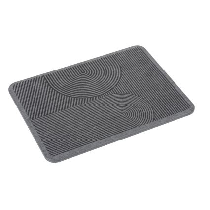 WENKO 54955100 - Afdruipmat DAMON 40x30 cm diatomiet/grijs