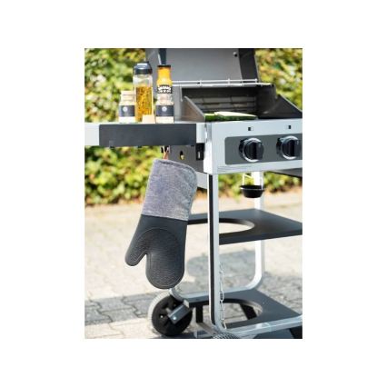 WENKO 55014100-Haak BLACK OUTDOOR KITCHEN 30x6,5 cm zwart