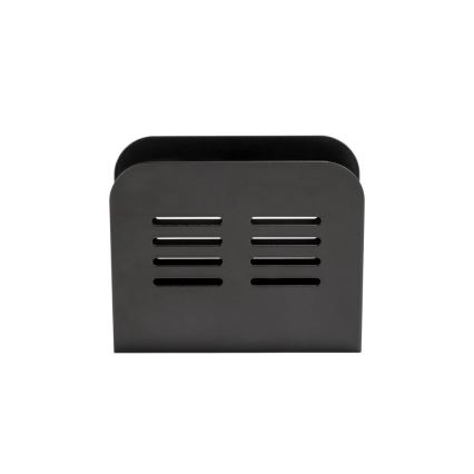 WENKO 55025100-Servettenhouder BLACK OUTDOOR KITCHEN 15x12,5 cm zwart