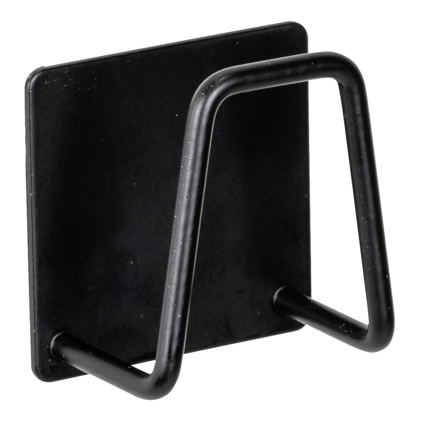 WENKO 55071100 - Houder BLACK OUTDOOR KITCHEN 5x5 cm RVS/zwart