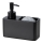 WENKO 55076100 - Zeepdispenser BLACK OUTDOOR KITCHEN 14,5x14,3 cm zwart