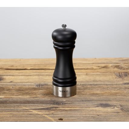 WENKO 55082100 - Zoutmolen BLACK OUTDOOR KITCHEN 5x17,5 cm zilver/zwart/wit