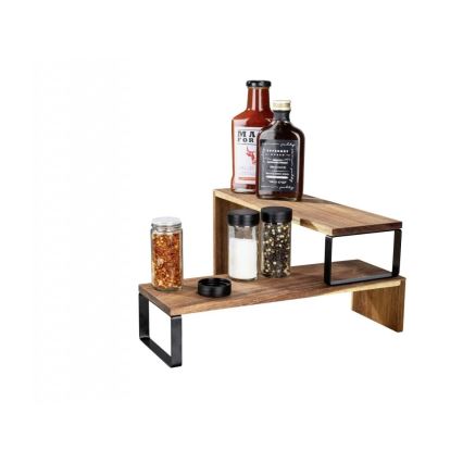 WENKO 55097100-plank BLACK OUTDOOR KITCHEN 36x16 cm bruin/zwart