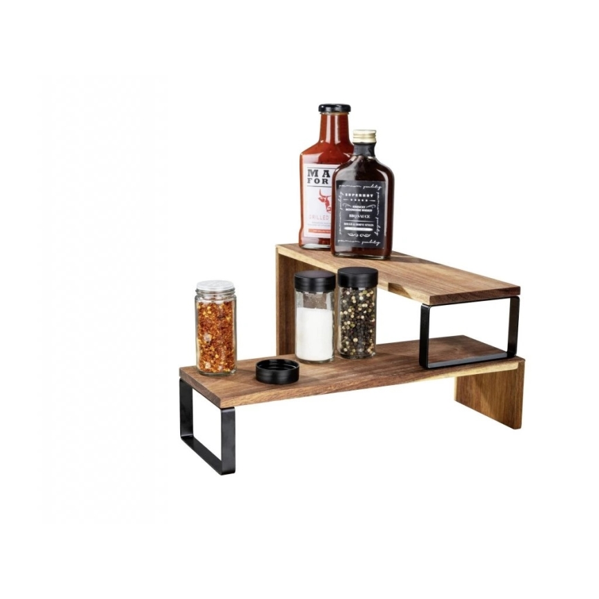 WENKO 55097100-plank BLACK OUTDOOR KITCHEN 36x16 cm bruin/zwart