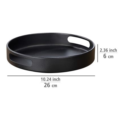 WENKO 55098100 - Dienblad BLACK OUTDOOR KITCHEN 26 x 6 cm zwart
