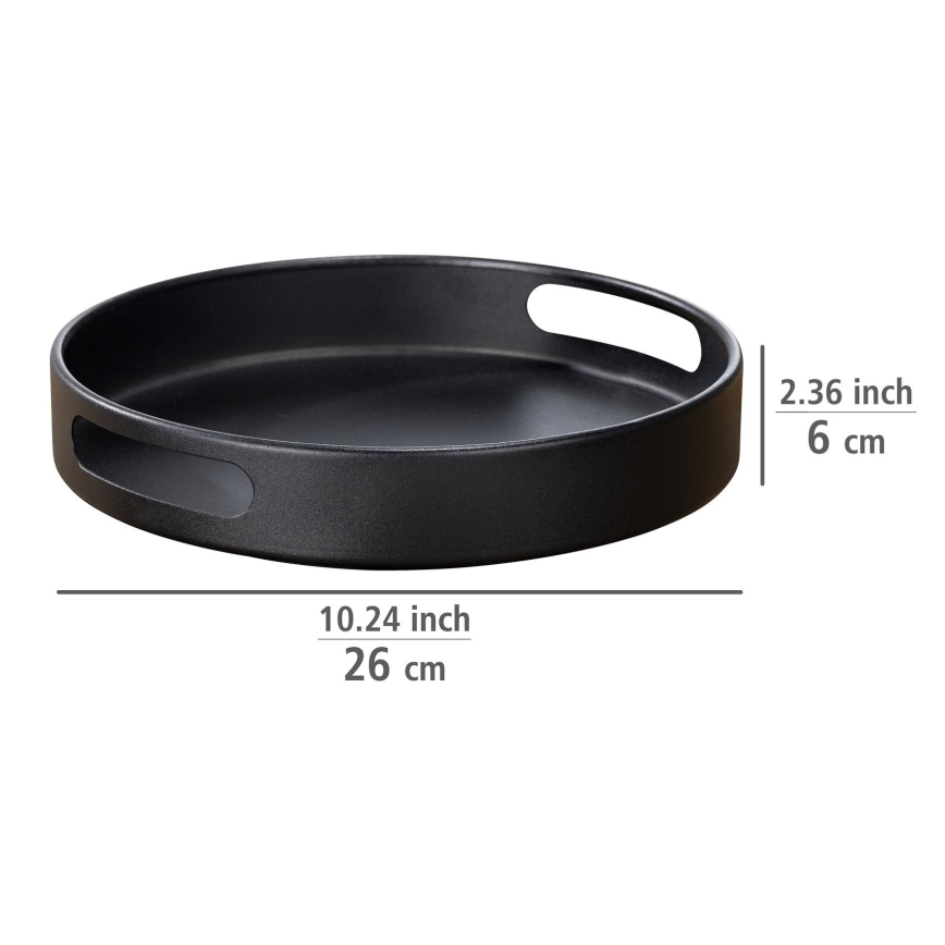 WENKO 55098100 - Dienblad BLACK OUTDOOR KITCHEN 26 x 6 cm zwart