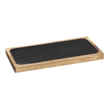 WENKO 55103100 - Snijplank BLACK OUTDOOR KITCHEN 30x15 cm bruin/grijs