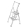 WENKO 601015100 - ALU-DESIGN opstapje 44x101 cm wit/grijs