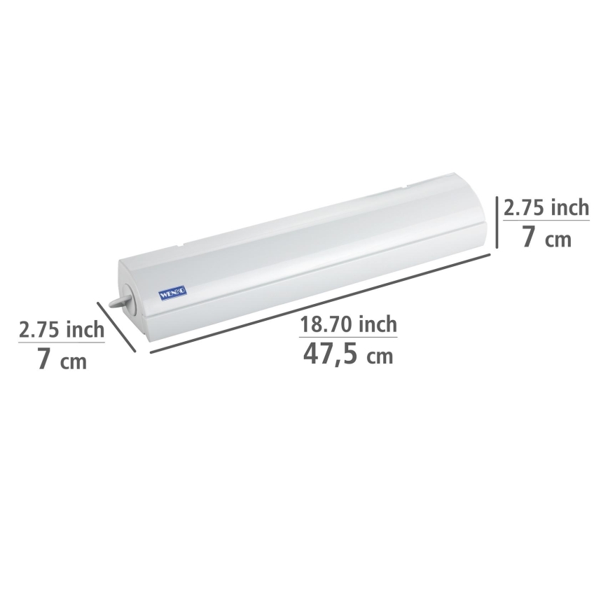 WENKO 63025100 - Droogrek 47,5x7 cm wit