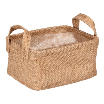 WENKO 64470100 - Mand JUNA 20x15 cm bruin