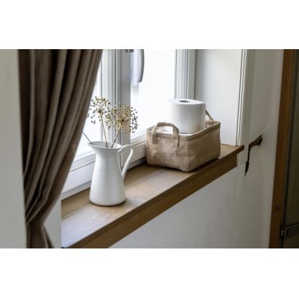 WENKO 64470100 - Mand JUNA 20x15 cm bruin