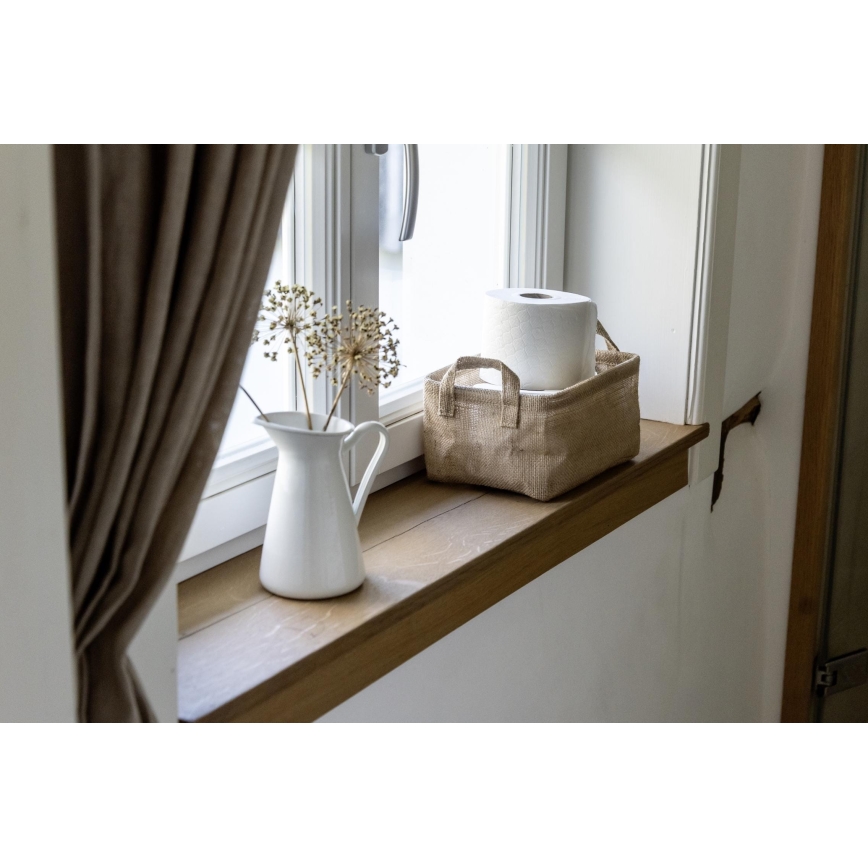 WENKO 64470100 - Mand JUNA 20x15 cm bruin