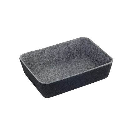WENKO 64502100 - Lade-organizer FELT 28,5x20 cm grijs