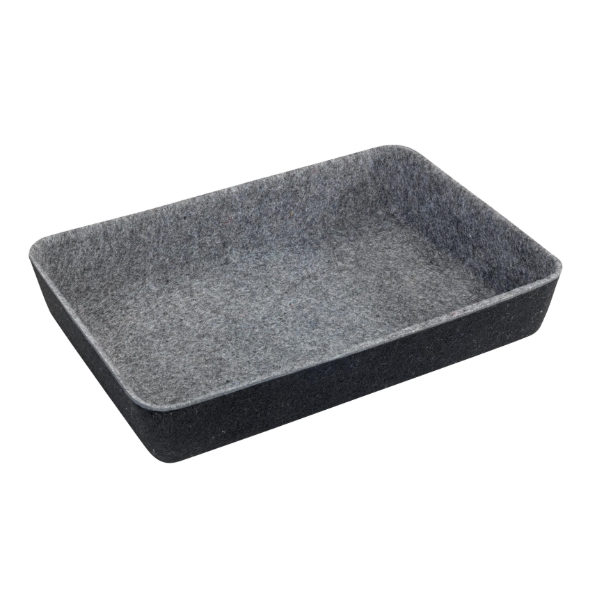 WENKO 64502100 - Lade-organizer FELT 28,5x20 cm grijs