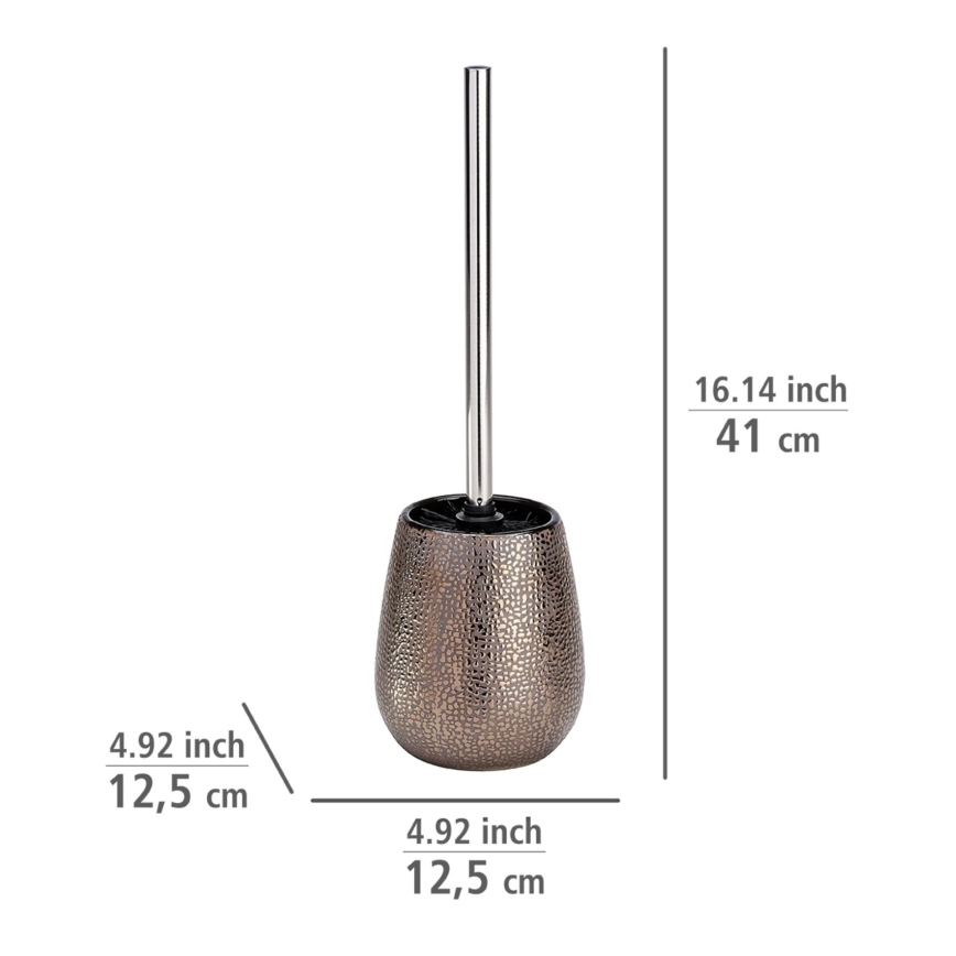 WENKO 69109800 - Badkamerset MARRAKESH 12,5x41 cm bruin