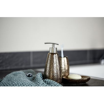 WENKO 69109800 - Badkamerset MARRAKESH 12,5x41 cm bruin