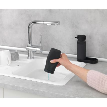 WENKO 69753800 - Organizer EASY SQUEEZ-E 15x18 cm zwart