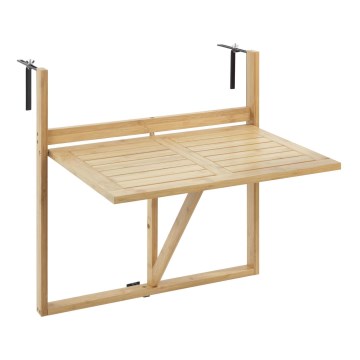 WENKO 69806800 - Tafel WAIKIKI 64x65 cm wit/bruin