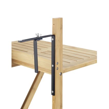 WENKO 69806800 - Tafel WAIKIKI 64x65 cm wit/bruin