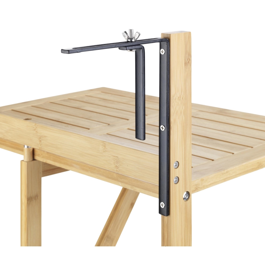 WENKO 69806800 - Tafel WAIKIKI 64x65 cm wit/bruin