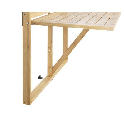 WENKO 69806800 - Tafel WAIKIKI 64x65 cm wit/bruin