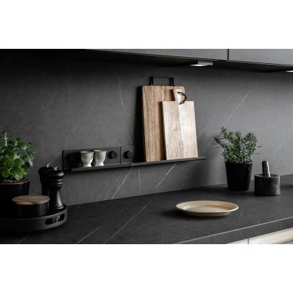 WENKO 71145800 - Houder JET 25x7,5 cm zwart