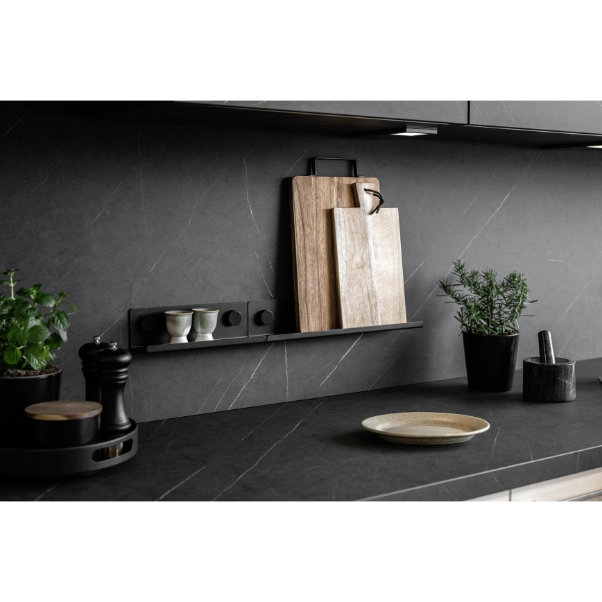 WENKO 71145800 - Houder JET 25x7,5 cm zwart