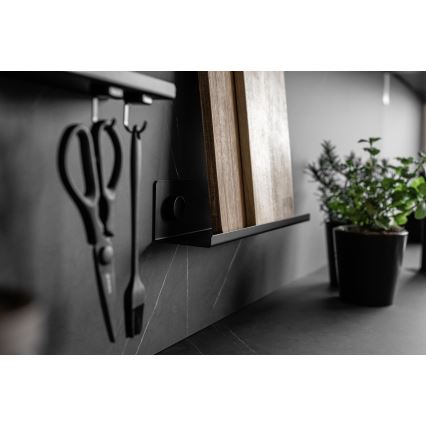 WENKO 71146800 - Kruidenrek JET 40 x 7,5 cm zwart