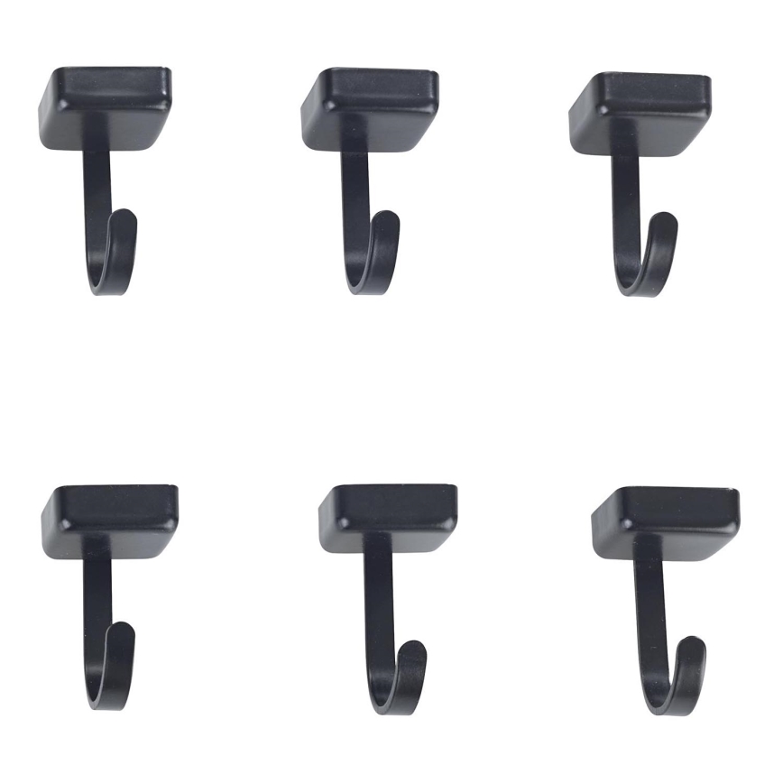 WENKO 71149800 - Haakjes JET 2,2x3,9 cm zwart/zilver