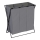 WENKO 71297800 - Wasmand TRIO 69 x 76 cm grijs/zwart