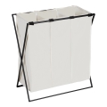 WENKO 71298800 - Wasmand TRIO 69x76 cm crème/zwart