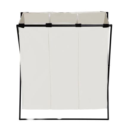 WENKO 71298800 - Wasmand TRIO 69x76 cm crème/zwart