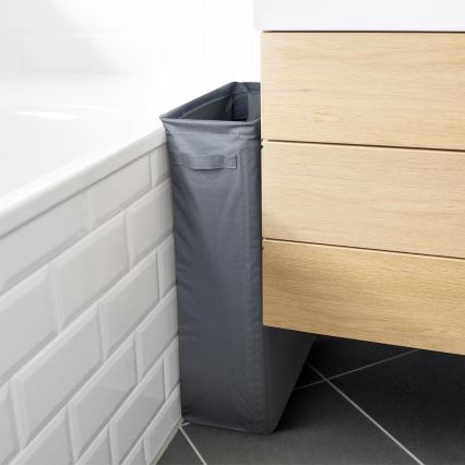WENKO 71299800 - Wasmand SLIM 20x60 cm antraciet