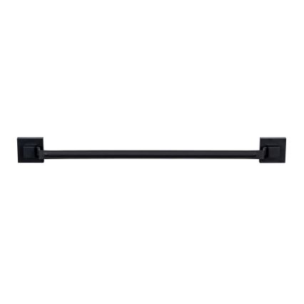 WENKO 71445800 - Handdoekstang VACUUM-LOC QUADRO ED 60,5x6 cm zwart
