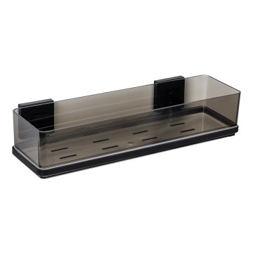 WENKO 71446800 - Plank VACUUM-LOC QUADRO ED 38,5x14,5 cm zwart