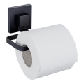 WENKO 71447800 - Toiletrolhouder VACUUM-LOC QUADRO ED 14x11 cm zwart
