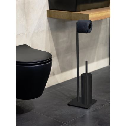 WENKO 71556800 - WC set RECCO 20x71,5 cm zwart