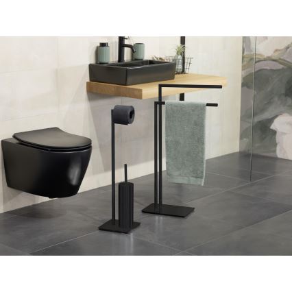 WENKO 71556800 - WC set RECCO 20x71,5 cm zwart