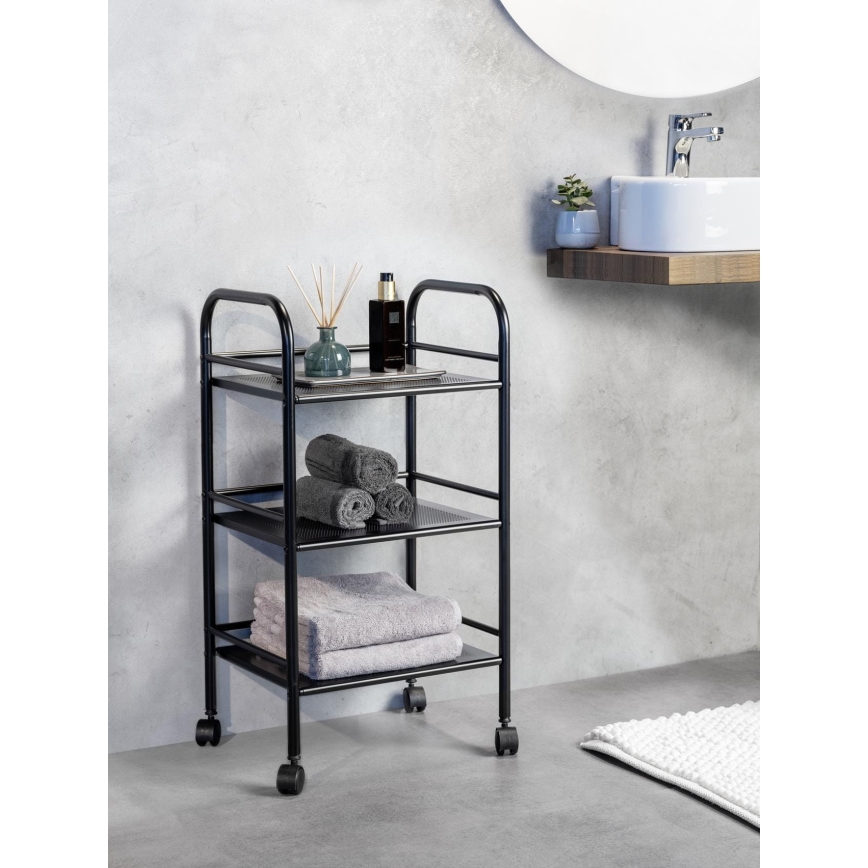 WENKO 71560800 - Transportkar 41x75 cm zwart