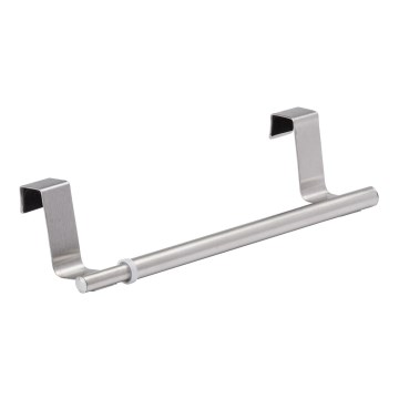 WENKO 79173100 - Handdoekhouder TELESCOPE 7x6 cm RVS/zilver/zwart