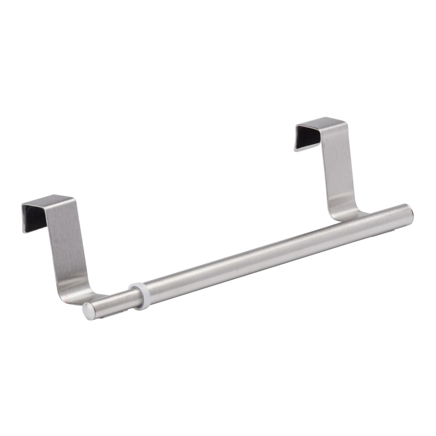 WENKO 79173100 - Handdoekhouder TELESCOPE 7x6 cm RVS/zilver/zwart