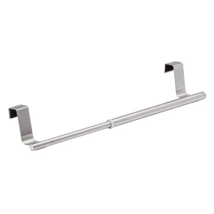 WENKO 79173100 - Handdoekhouder TELESCOPE 7x6 cm RVS/zilver/zwart