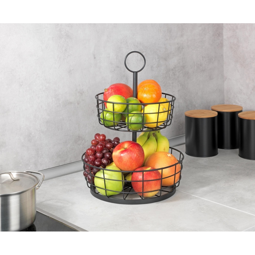 WENKO 88740800 - LOFT-mand 28 x 39 cm, zwart